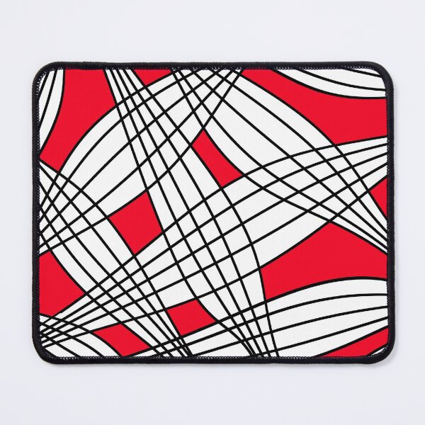 Item preview, Abstract pattern - red, white and black. designed and sold by K.S ART.