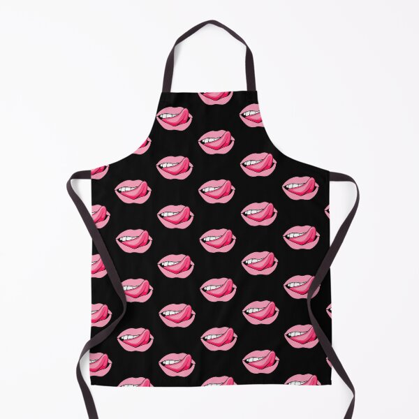 Item preview, Artistic Abstract Pink Pattern Lips with Pink Tongue - by Iskybibblle designed and sold by Iskybibblle.