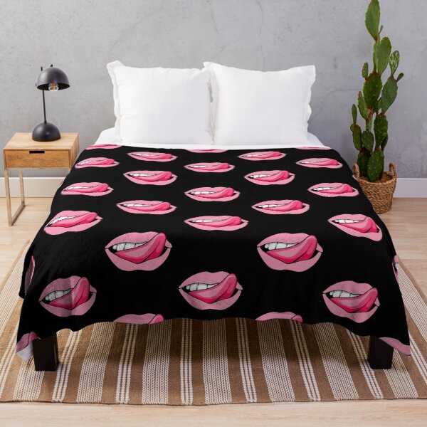 Item preview,  Artistic Abstract Pink Pattern Lips with Pink Tongue - by Iskybibblle designed and sold by Iskybibblle.