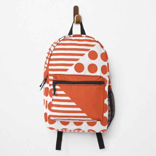 Item preview, Brick Red and White Geometric Diagonal Textures designed and sold by QuestingPixel.