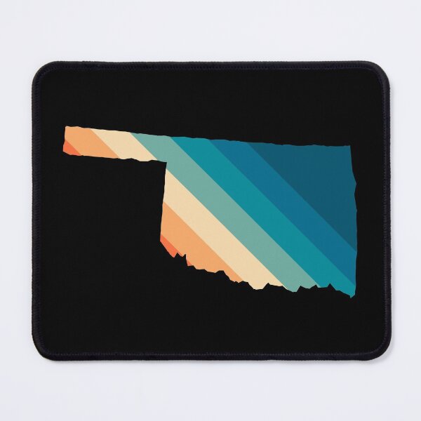 Item preview, Oklahoma State Retro Map designed and sold by Texterns.