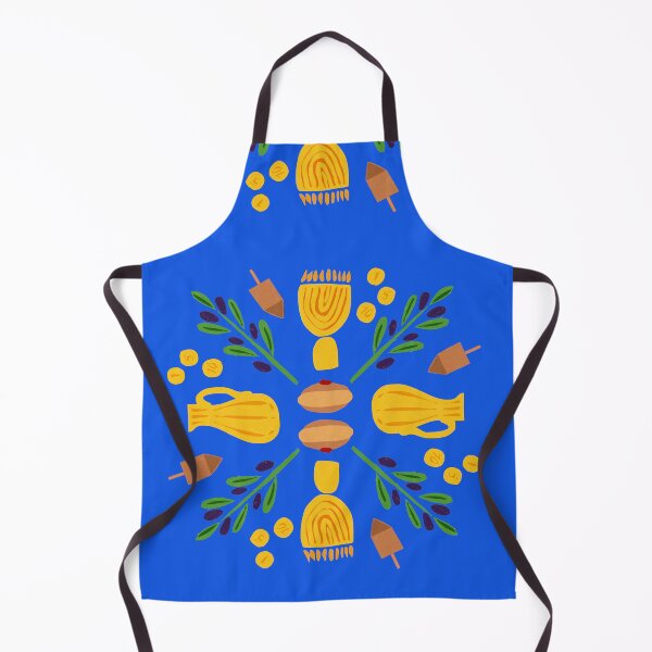 Item preview, Chanukah Roundel in Blue designed and sold by TillaCrowne.