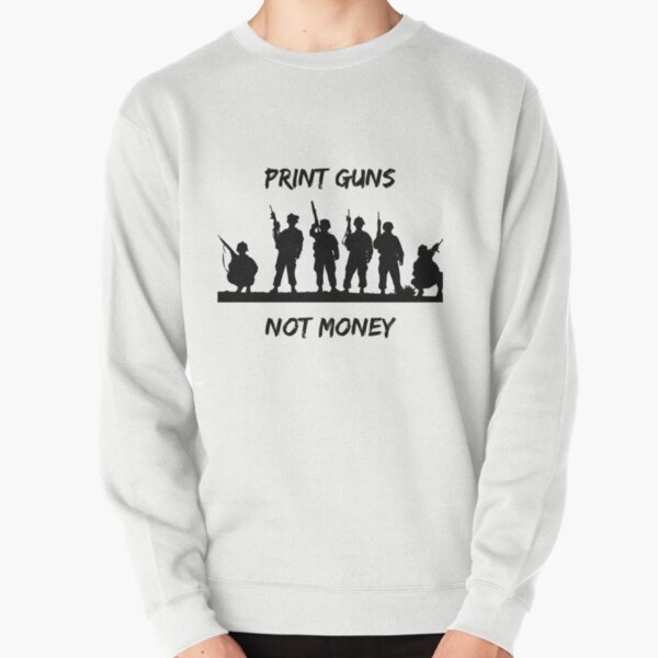 Item preview, Print Guns Not Money designed and sold by Hab2.