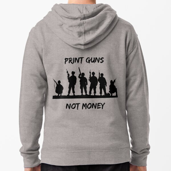Item preview, Print Guns Not Money designed and sold by Hab2.