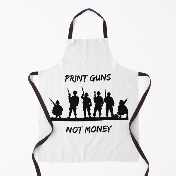 Item preview, Print Guns Not Money designed and sold by Hab2.