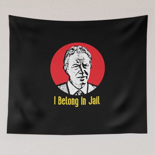 Item preview, Tony Blair "I Belong In Jail" designed and sold by RevolutionInPaint.