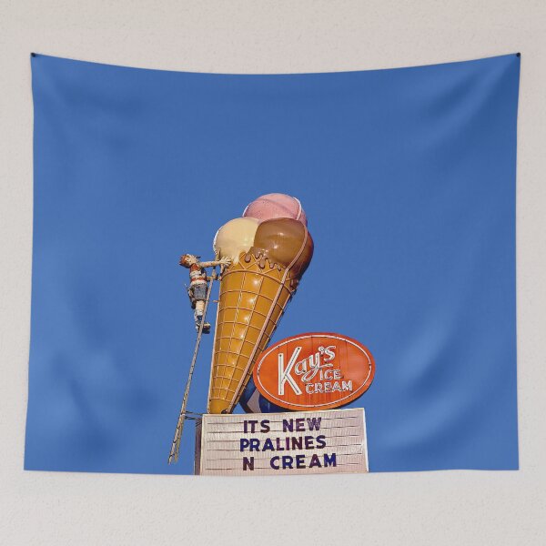 Item preview, Ice Cream Vintage Shop Sign Pralines designed and sold by worldways.