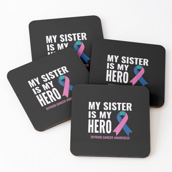 Item preview, Thyroid Cancer Support My Sister Is My Hero designed and sold by Lossubum5683.