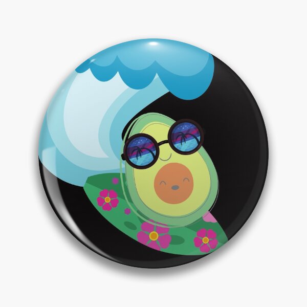 Item preview, Funny Avocado Surfing  designed and sold by PhatSanthaphan.
