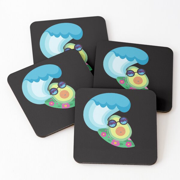 Item preview, Funny Avocado Surfing  designed and sold by PhatSanthaphan.