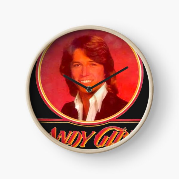 Andy Gibb Classic Retro Photo Figure Clock