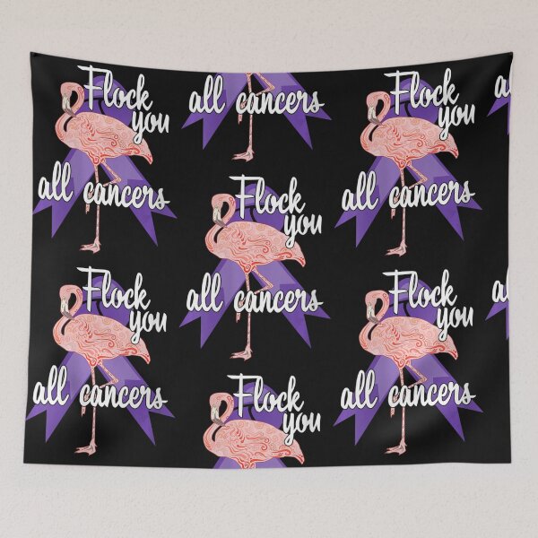 Item preview, Womens Flock You All Cancers Flamingo Survivor designed and sold by Lossubum5683.