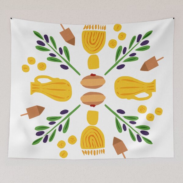 Item preview, Chanukah Roundel designed and sold by TillaCrowne.