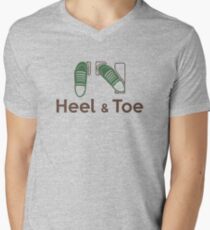 Heel & Toe (5) Men's V-Neck T-Shirt