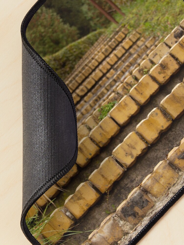 Alternate view of Yellow brick stairs Mouse Pad