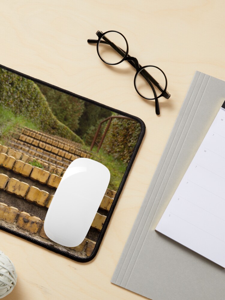 Alternate view of Yellow brick stairs Mouse Pad