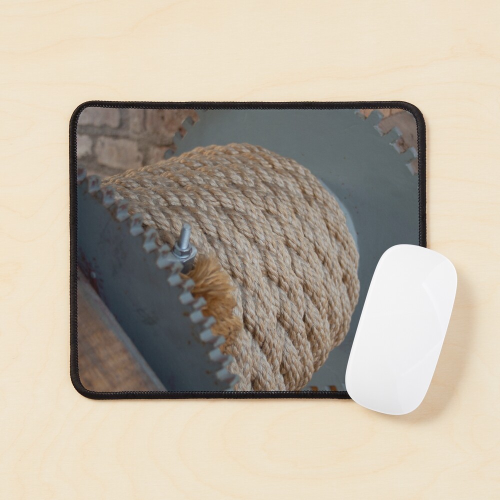 Nautical mooring rope texture Mouse Pad