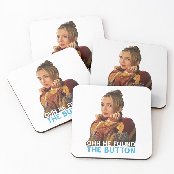 Item preview, jodie comer oh he found the button free guy designed and sold by i-Dezigns.