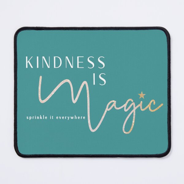 Item preview, Think happy thoughts - Soft and subtle Kindness is Magic. Caroline Laursen original designed and sold by Caroline Laursen.