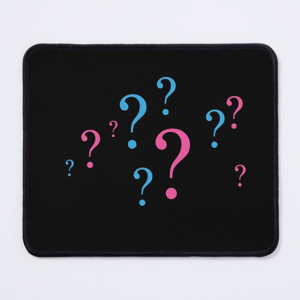 Item preview, Pinky Blue Confusion · Pink and Blue Question Marks designed and sold by GeeeDeeeBeee.