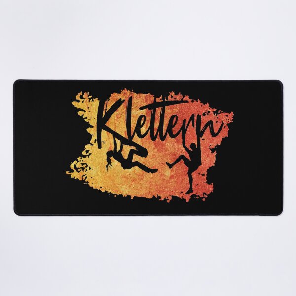 Item preview, Rock climbing lettering climber female climber fire and flame bouldering climbing gifts designed and sold by MadandMean.