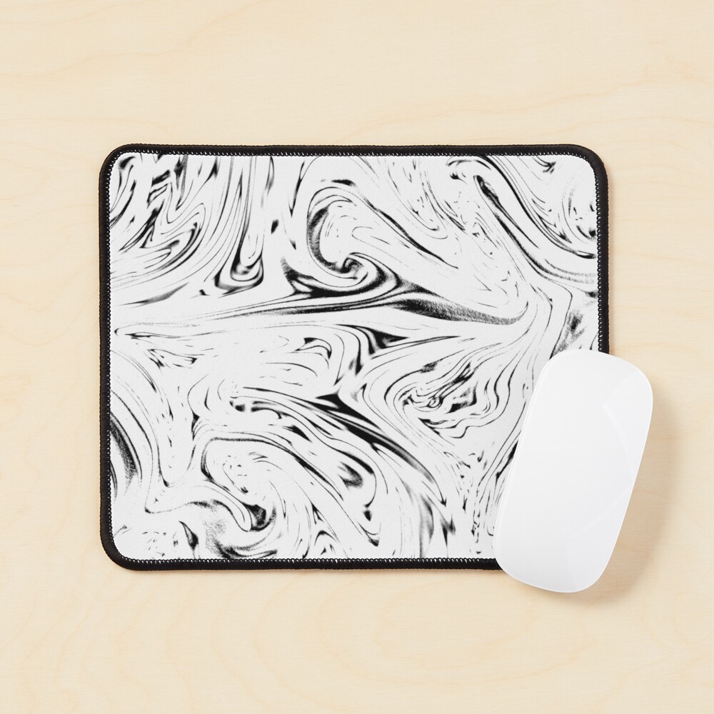 Multicolored unique everlasting pattern. Inspirational pouring art Mouse Pad