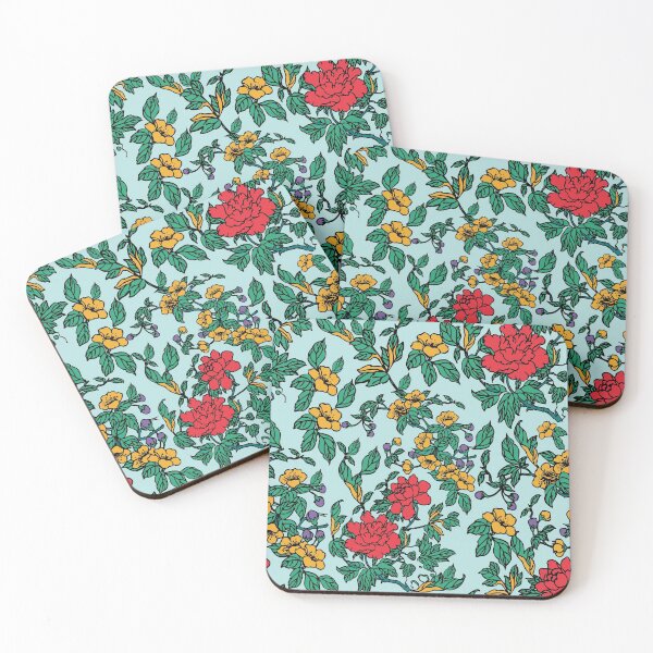 Item preview, Vintage Flowers Pattern designed and sold by feether-store.