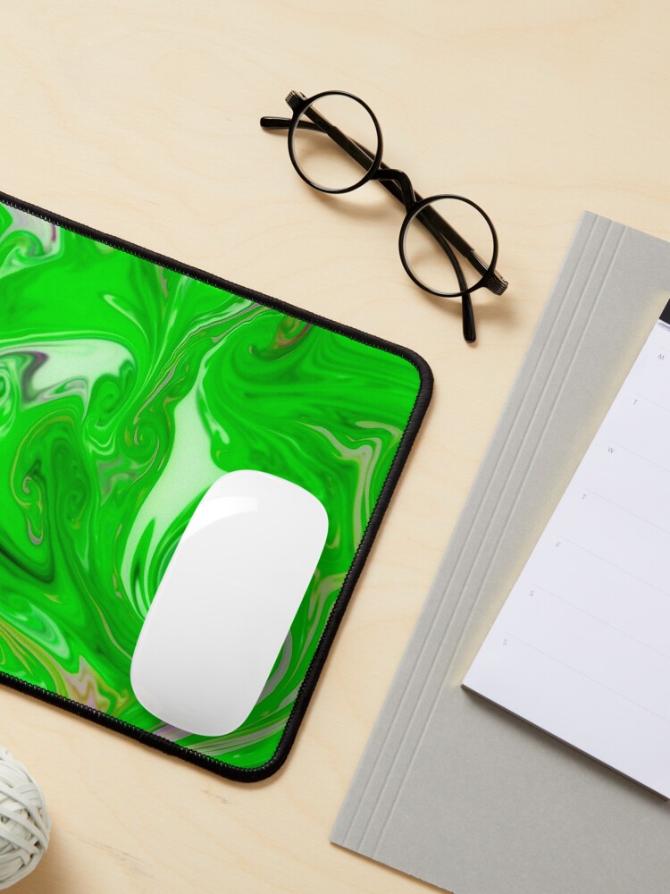Alternate view of Multicolored unique everlasting pattern, decorative, aesthetic design, acrylics Mouse Pad