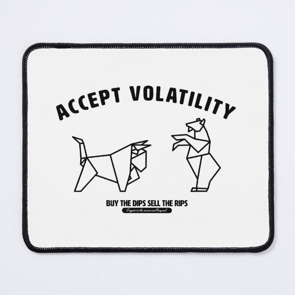 Item preview, CRYPTO | ACCEPT VOLATILITY designed and sold by axelle1410.