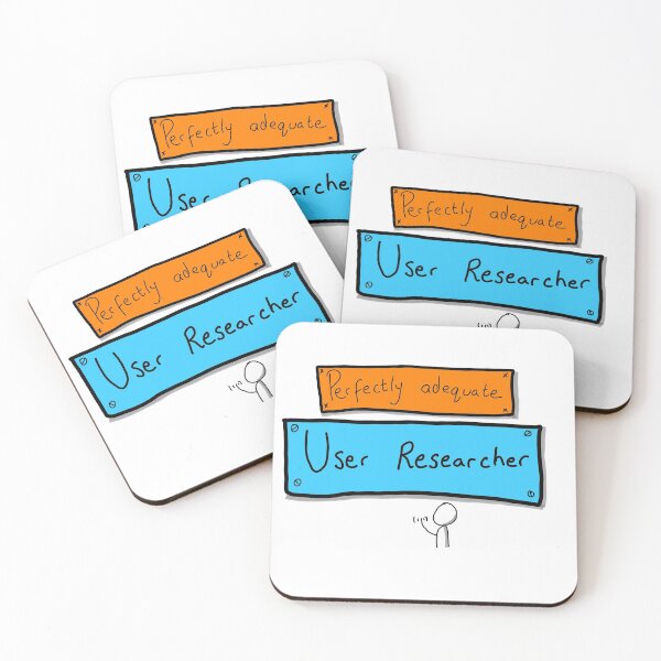 Item preview, Perfectly Adequate User Researcher designed and sold by agiletimelord.