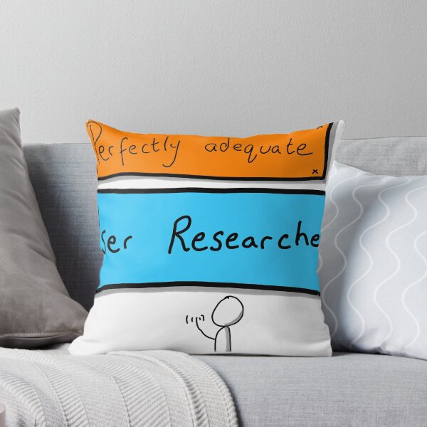 Item preview, Perfectly Adequate User Researcher designed and sold by agiletimelord.