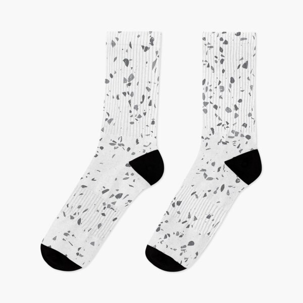 Item preview, Mármol de terrazo blanco con pequeñas motas grises designed and sold by thesnowwhyte.