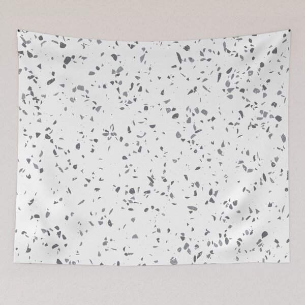 Item preview, White Terrazzo Marble With Small Grey Flecks designed and sold by thesnowwhyte.