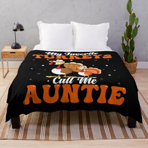 Item preview, My Favorite Turkeys Call Me Aunt ,Thanksgiving Auntie Gift, Gift For Aunt designed and sold by UrbanJupiter1.