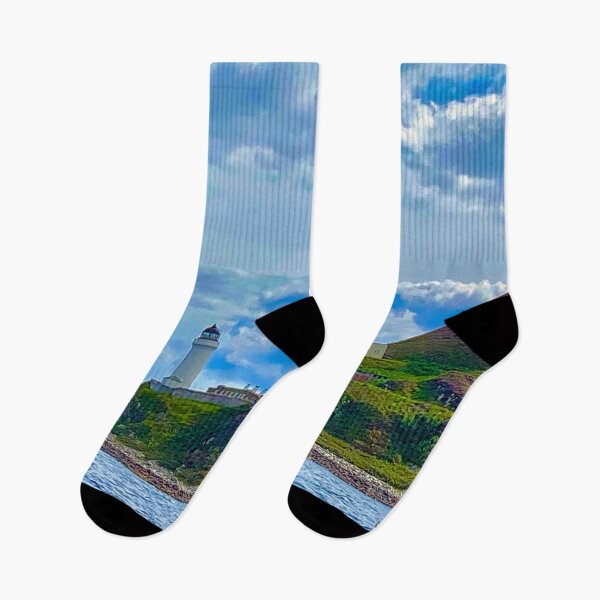 Item preview, Ireland Lighthouse Perched on Green Cliffsides designed and sold by Sailmates Reflections.