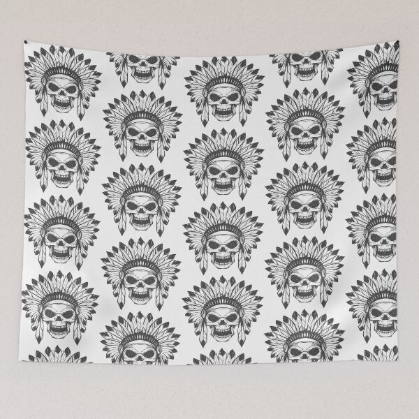 Item preview, Indian skull designed and sold by TheDillen.