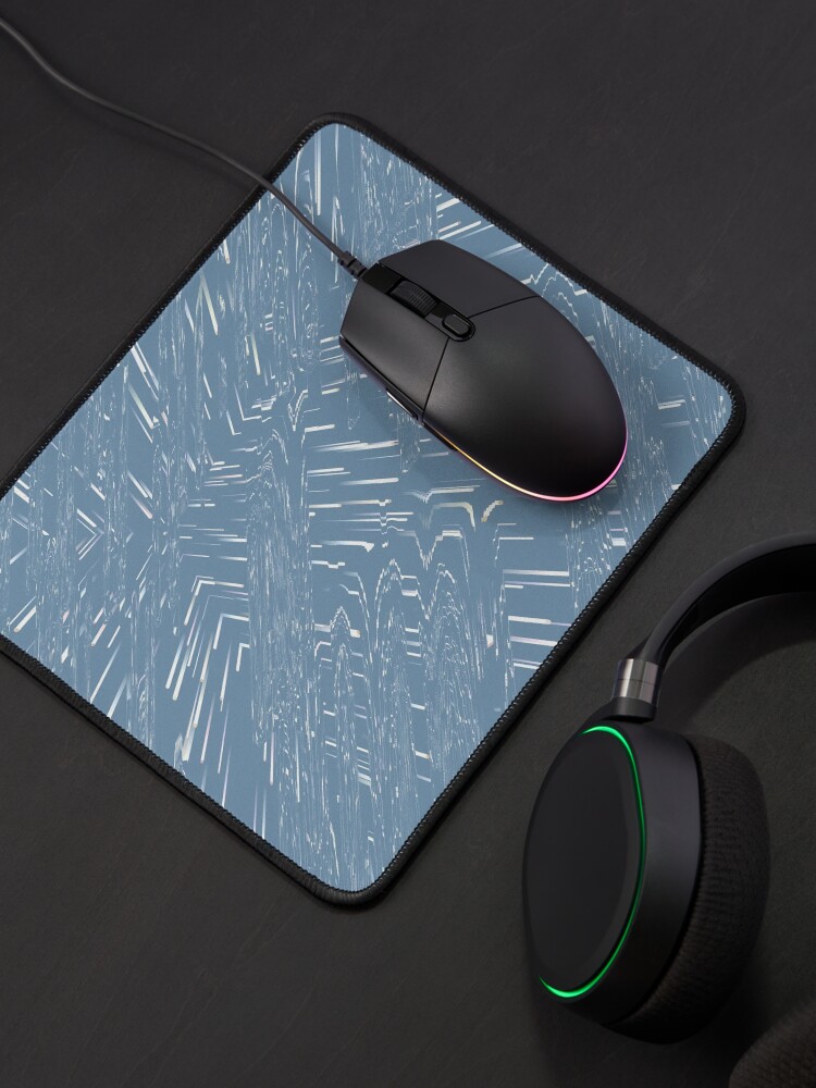 Alternate view of Abstract patterns, decorative, random colorful geometric design Mouse Pad