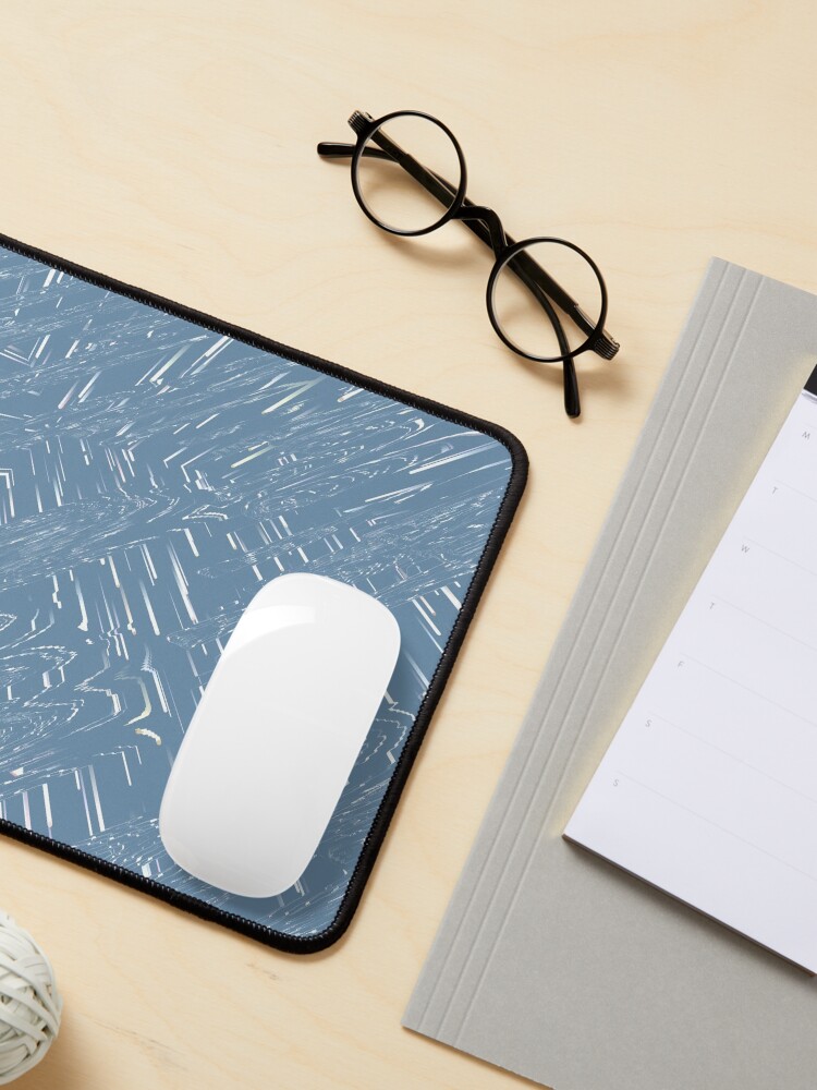 Alternate view of Abstract patterns, decorative, random colorful geometric design Mouse Pad