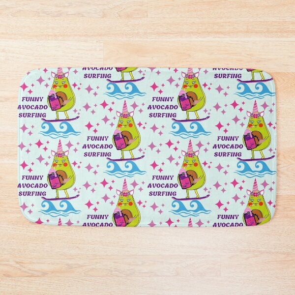 Item preview,  Funny Avocado Surfing designed and sold by Eman4design.