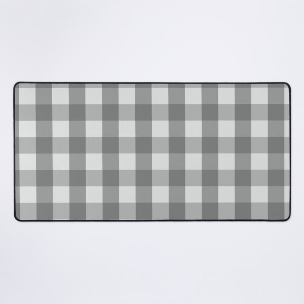 Item preview, Classic Gingham Fabric Checkered Retro Pattern Grey designed and sold by Anna Lemos.
