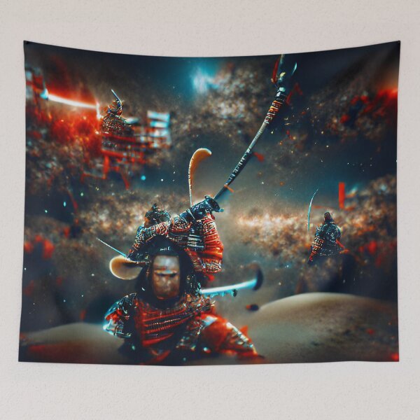Item preview, The Space Samurai designed and sold by OneStrokeBrush.