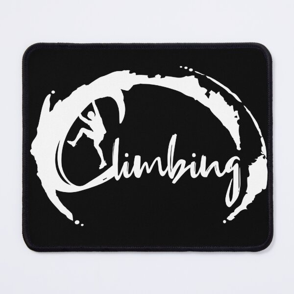 Item preview, Climbing gift lettering with climber bouldering gift bouldering designed and sold by MadandMean.