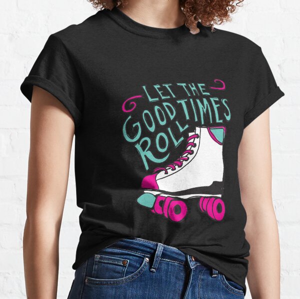 Retro Summer Shirts Roller Skating Shirt Skating T-Shirt Skate Tee Roller Derby T-Shirt Rolling into 80's eightieth birthday shirt