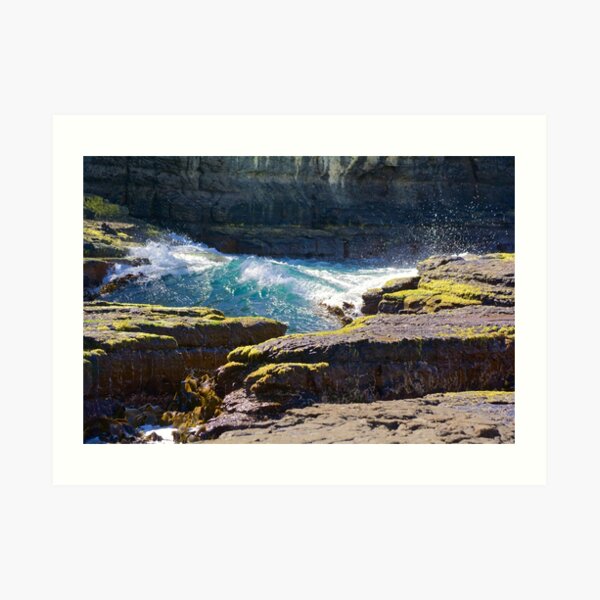 TASMAN PENINSULA ~ Tesselation and Water by tasmanianartist Art Print