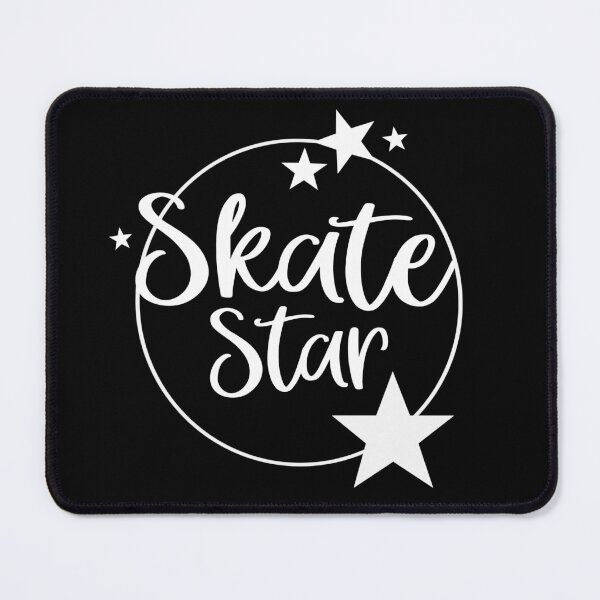 Item preview, Skate Star cool sports design in white Skating gift designed and sold by MadandMean.