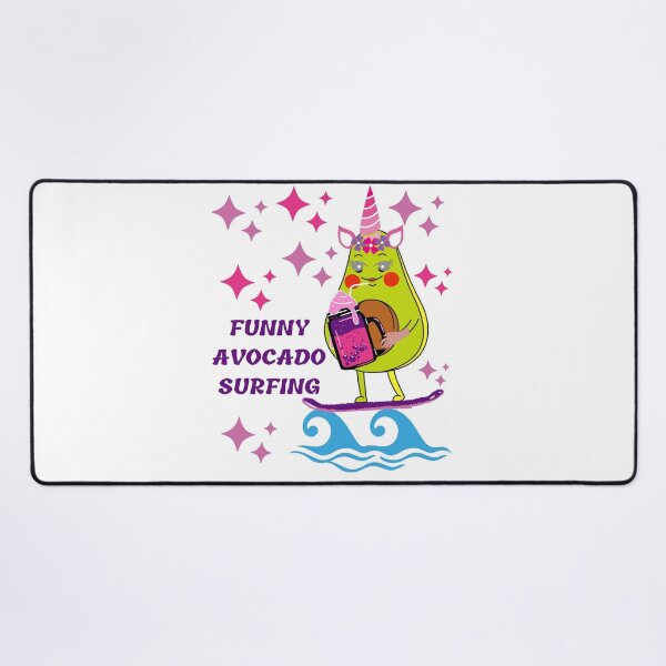 Item preview,  Funny Avocado Surfing designed and sold by Eman4design.