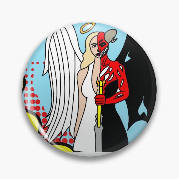 Item preview, Fight Angel Devil Good Against Evil designed and sold by flofin.