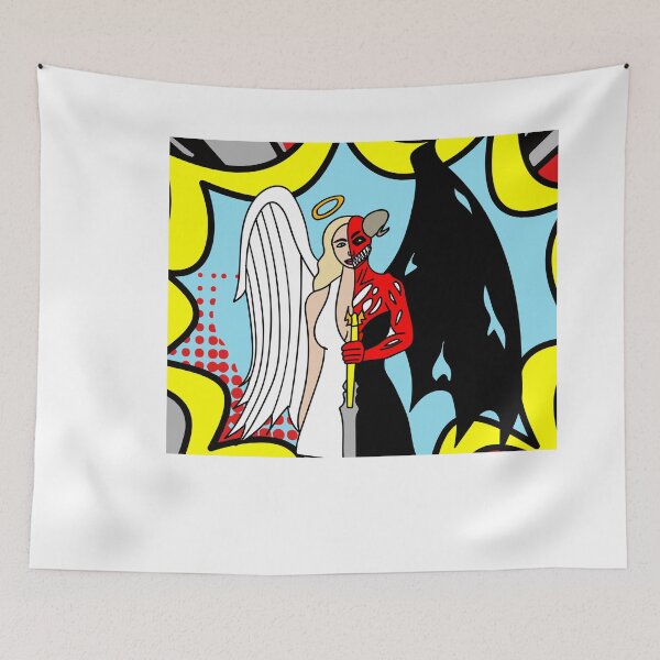 Item preview, Fight Angel Devil Good Against Evil designed and sold by flofin.