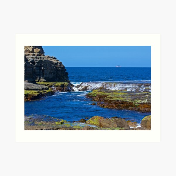 TASMAN PENINSULA ~ Tesselation and Water by tasmanianartist Art Print