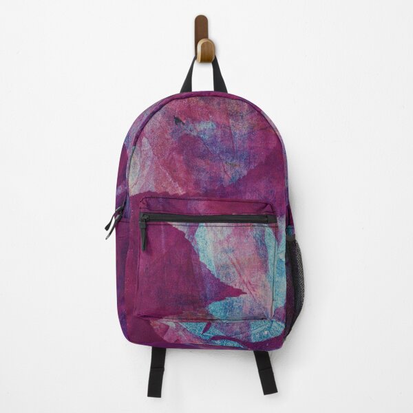 Item preview, Botanical layered monoprint, of real leaves in rich purple, magenta and blue shades. designed and sold by AliSullivanArt.
